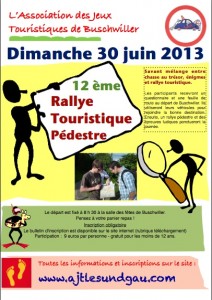 Image affiche rallye 13